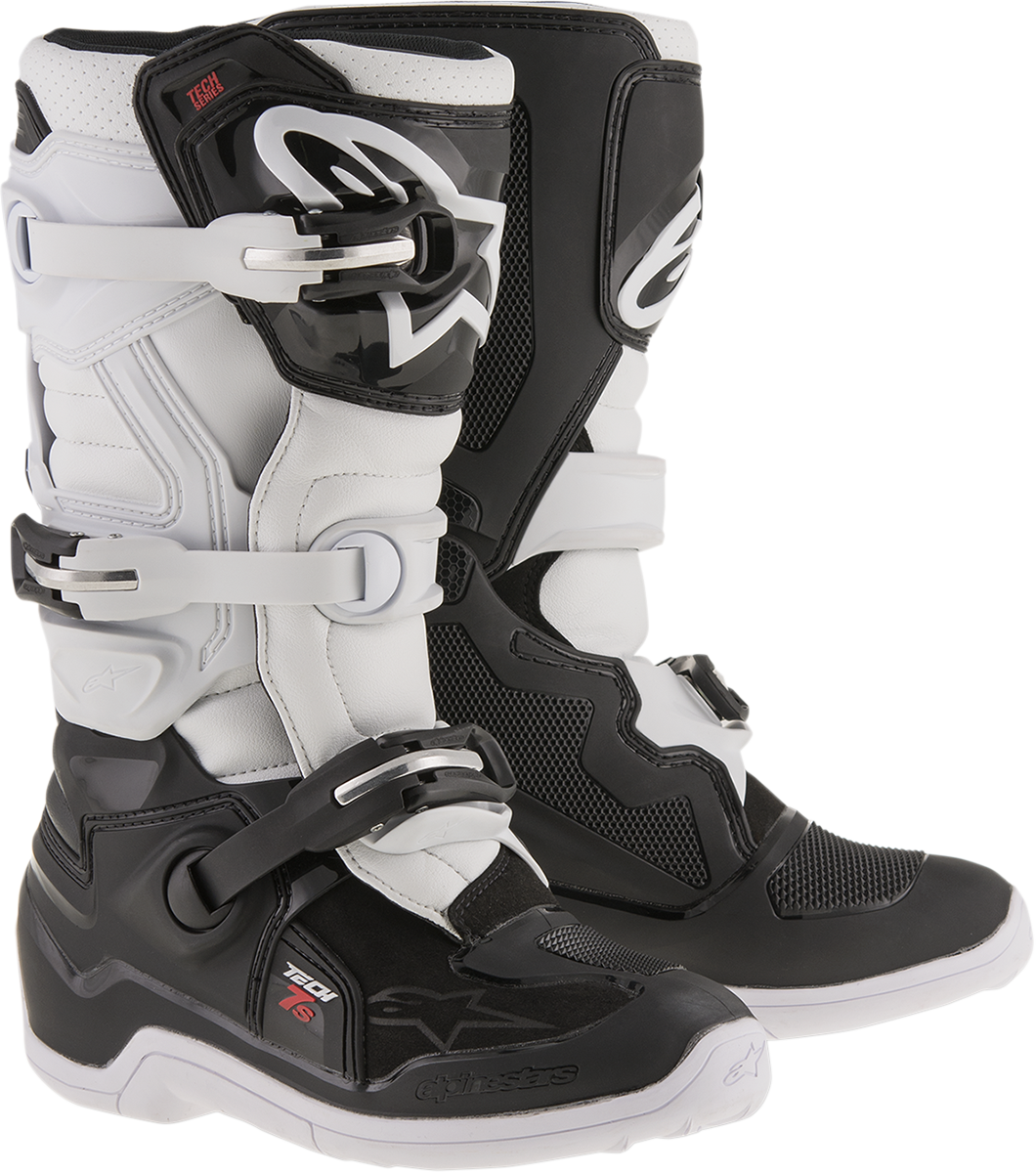 ALPINESTARS Youth Tech 7S Boots - Black/White - US 4 2015017-12-4