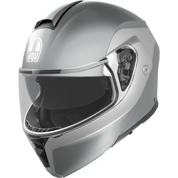 AGV Streetmodular Motorcycle Helmet - Levico - Double Light Gray - 2XL 21182960020042X