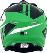 AFX FX-19R Motorcycle Helmet - Racing - Matte Green - Large 0110-7080