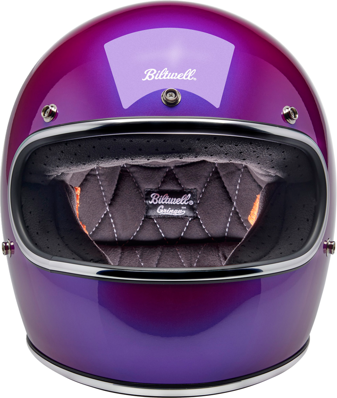 BILTWELL Gringo Motorcycle Helmet - Metallic Grape - XS 1002-339-501