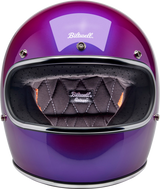 BILTWELL Gringo Motorcycle Helmet - Metallic Grape - XS 1002-339-501