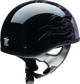 Z1R CC Beanie Motorcycle Helmet - Hellfire - Purple - XS 0103-1338