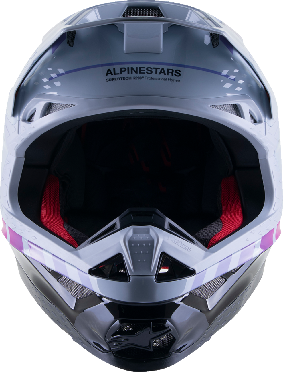 ALPINESTARS Supertech M10 Motorcycle Helmet - Daytona - MIPS® - Haze Gray/Orange Fluo/Rhodamine - XL 8302423-9243-XL