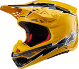 ALPINESTARS Supertech M10 Motorcycle Helmet - Ampress - MIPS® - Gloss Black/Yellow - Medium 8300823-1414-M