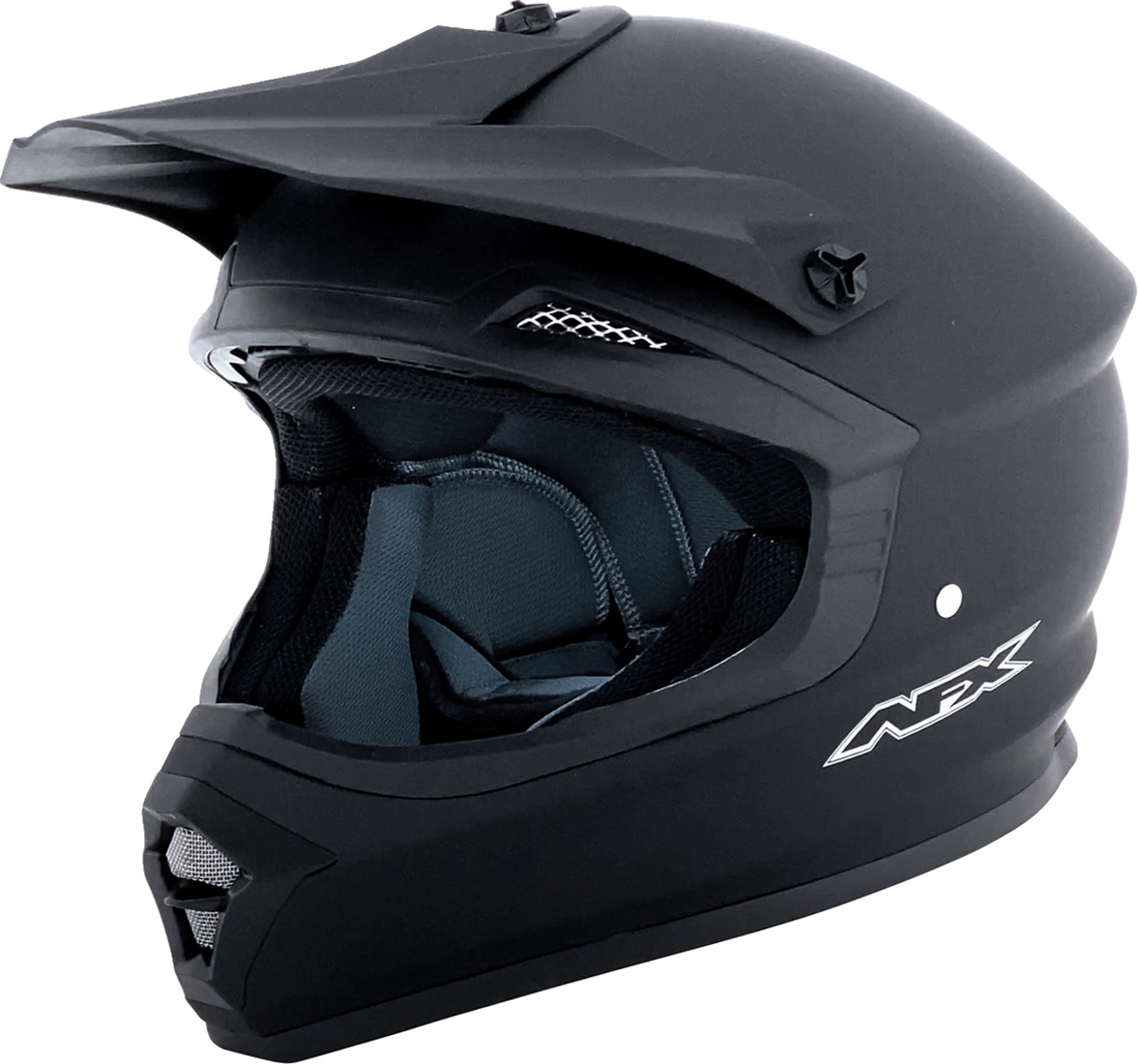 AFX FX-15 Motorcycle Helmet - Matte Black - Small 0110-8005