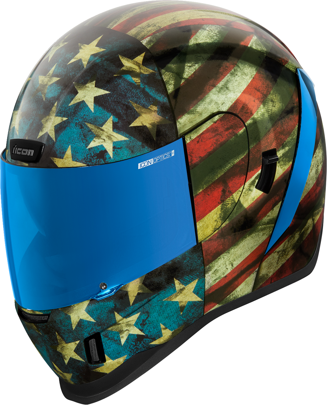 OPEN BOX NEW ICON Airform™ Motorcycle Helmet - Old Glory - XS 0101-14782