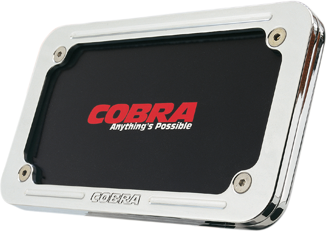 COBRA License Plate Frame - Chrome 05-9000