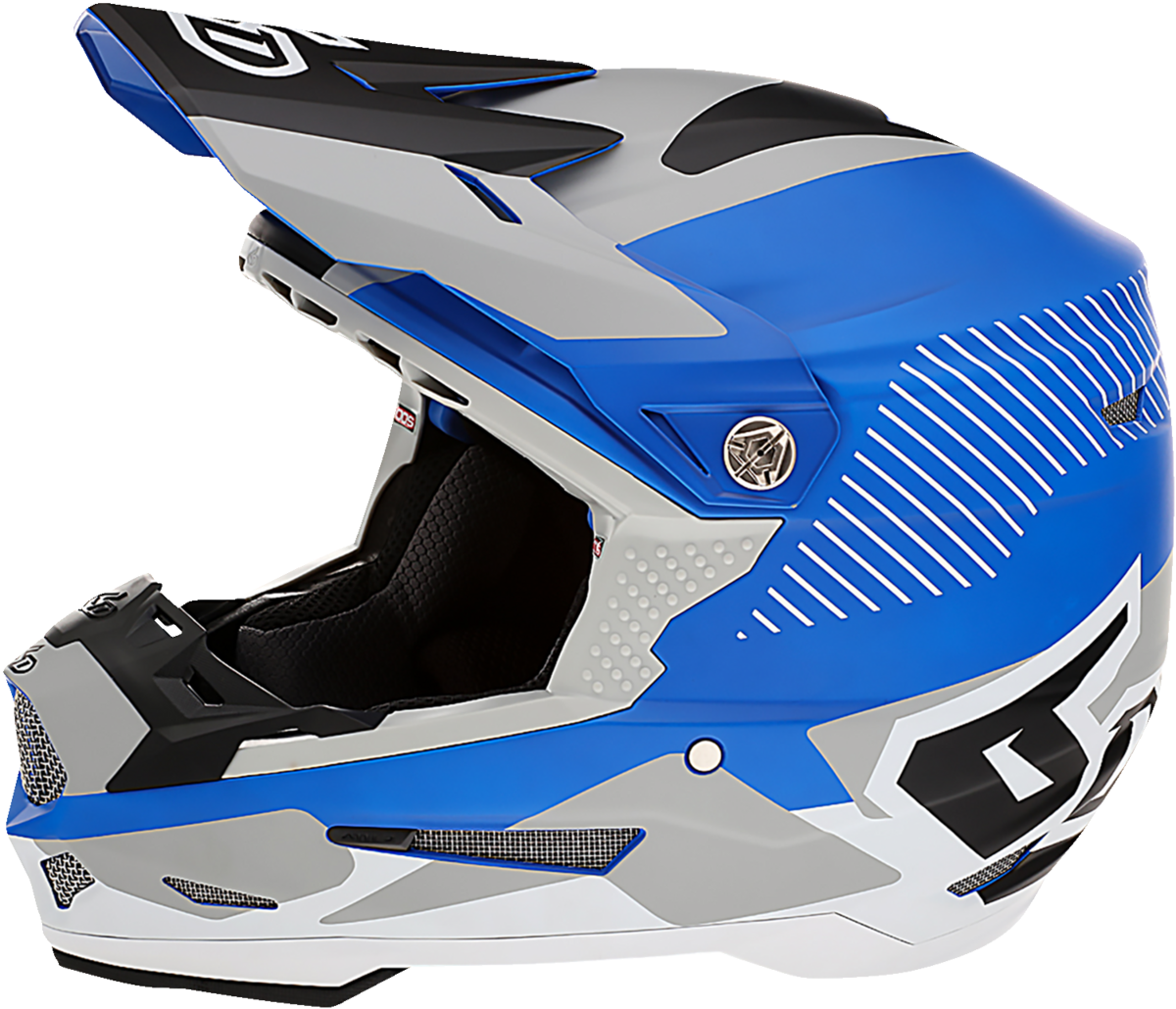 6D ATR-2 Motorcycle Helmet - Fusion - Blue - Small 12-2925