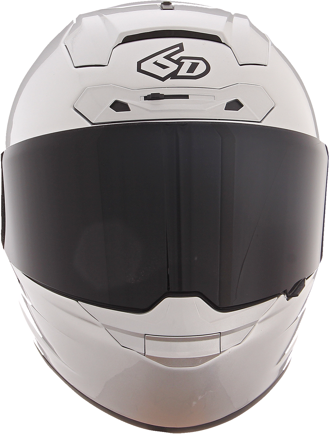 6D ATS-1R Motorcycle Helmet - Gloss Silver - Small 30-0995