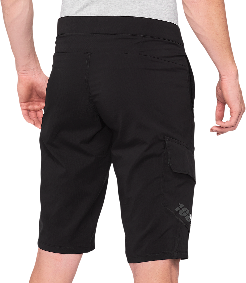 100% Ridecamp Shorts - Black - US 38 40029-00005