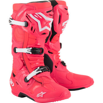 ALPINESTARS Tech 10 Boots - Diva Pink/White - US 7 2010020-3812-7