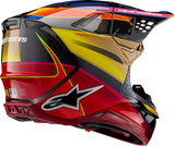 ALPINESTARS Supertech M10 Motorcycle Helmet - Era - MIPS® - Gloss Gold/Yellow/Rio Red - Large 8301223-5938-L