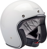 BILTWELL Bonanza Motorcycle Helmet - Gloss White - Small 1001-164-202