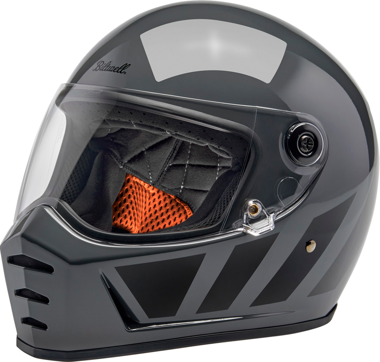 BILTWELL Lane Splitter Motorcycle Helmet - Storm Gray Inertia - Medium 1004-569-503