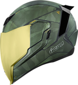 ICON Airflite™ Motorcycle Helmet - Battlescar 2 - Green - Medium 0101-11270