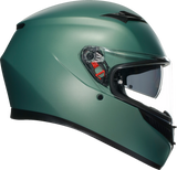 AGV K3 Motorcycle Helmet - Matte Salvia Green - Small 2118381004015S