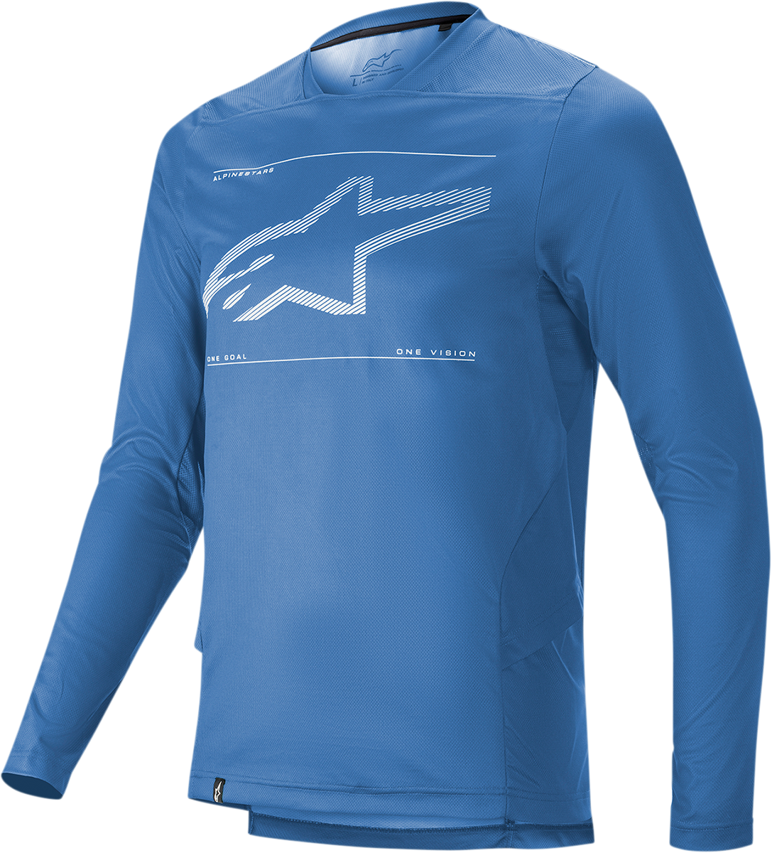 ALPINESTARS Drop 6.0 Jersey - Long-Sleeve - Blue - 2XL 1766420-7310-2X