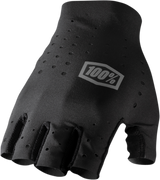 100% Sling Short Finger Gloves - Black - XL 10021-00003