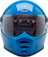 BILTWELL Lane Splitter Motorcycle Helmet - Gloss Tahoe Blue - Large 1004-129-504