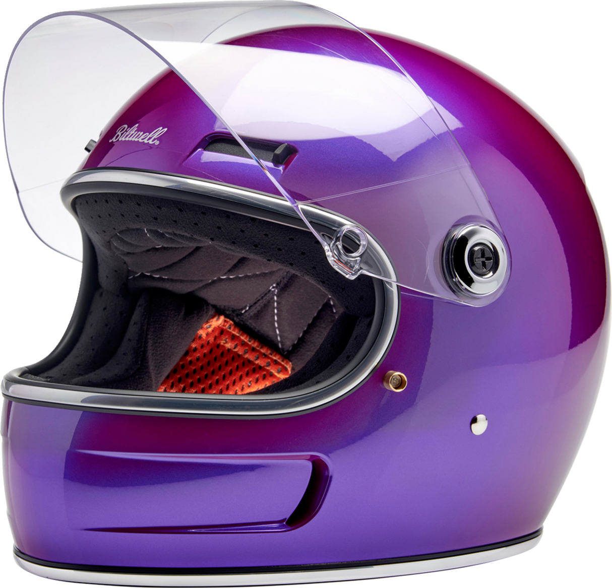 BILTWELL Gringo SV Motorcycle Helmet - Metallic Grape - Small 1006-339-502