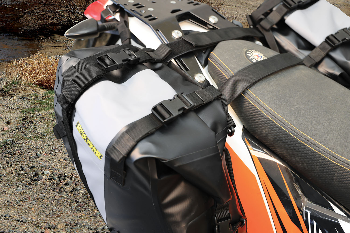 NELSON RIGG Hurricane Dual Sport Saddlebags - Black/Gray SE-4014