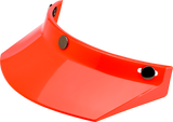 BILTWELL Moto 3-Snap Visor - Orange 2002-565