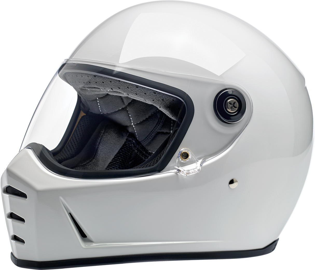 BILTWELL Lane Splitter Motorcycle Helmet - Gloss White - Large 1004-104-104