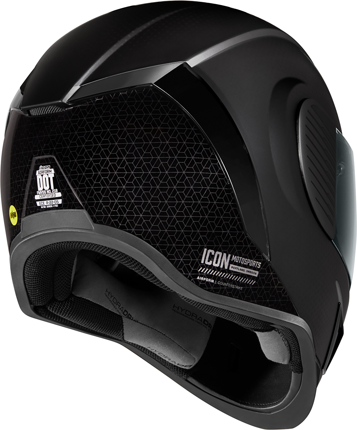 ICON Airform™ Motorcycle Helmet - Counterstrike - MIPS® - Black - XS 0101-14136