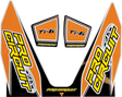 PRO CIRCUIT Ti-6 Decal - Orange DC22TI6-ORANGE