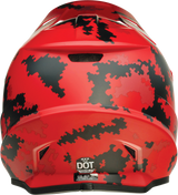 Z1R Rise Motorcycle Helmet - Digi Camo - Red - Small 0110-7281