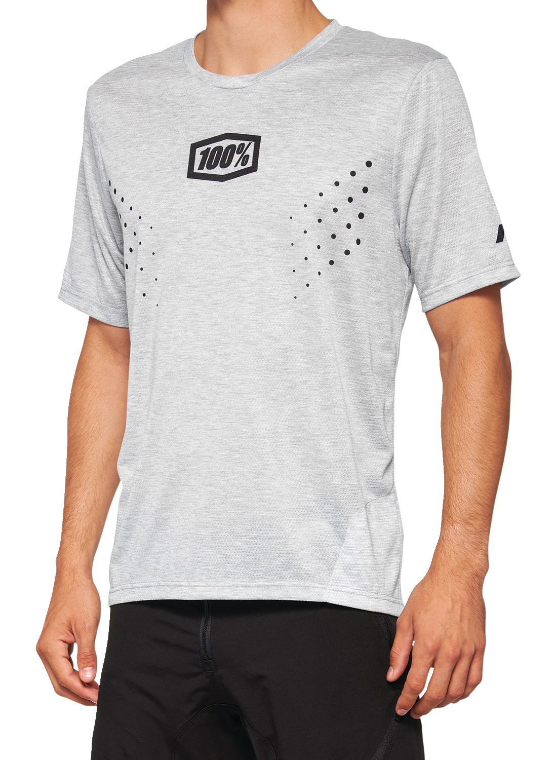 100% Airmatic Mesh Jersey - Short-Sleeve - Gray - Small 40016-00005