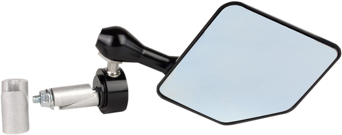 DRIVEN RACING Halo Mirror - Black - Left DHBML-BK