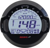 KOSO NORTH AMERICA Air/Fuel Gauge - Black - 6ft BB642W30