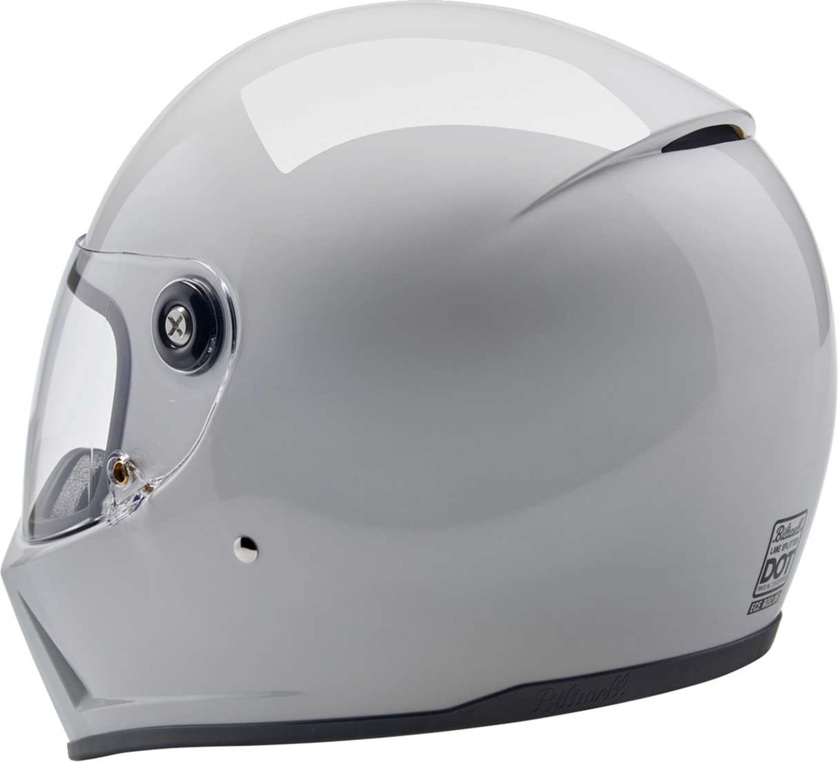 BILTWELL Lane Splitter Motorcycle Helmet - Gloss White - Medium 1004-104-503