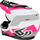 6D ATR-2Y Motorcycle Helmet - Fusion - Pink - Large 11-6412