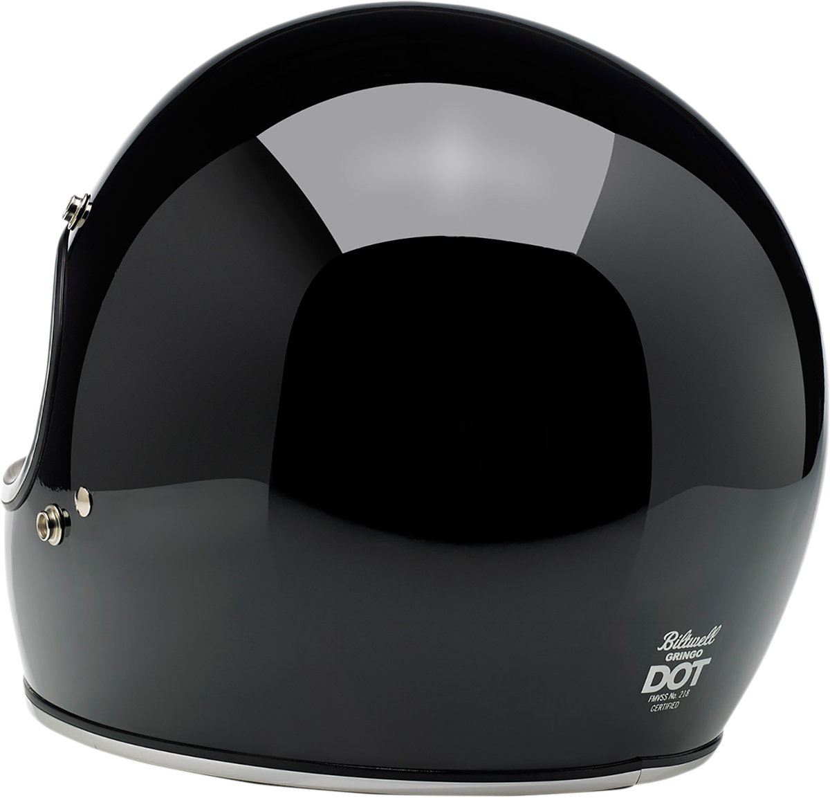 BILTWELL Gringo Motorcycle Helmet - Gloss Black - Small 1002-101-102