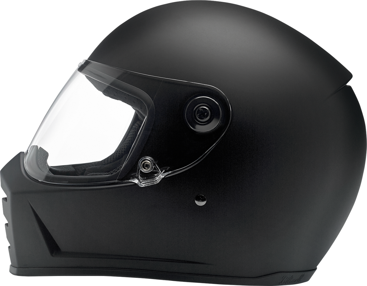 BILTWELL Lane Splitter Motorcycle Helmet - Flat Black - Small 1004-201-102