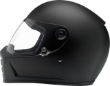 BILTWELL Lane Splitter Motorcycle Helmet - Flat Black - Small 1004-201-102