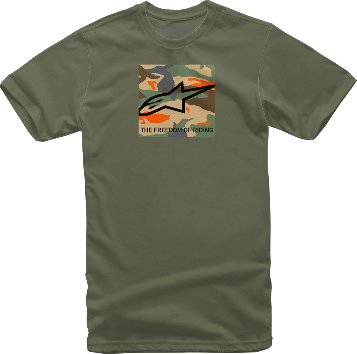 ALPINESTARS Free Camo T-Shirt - Military - Medium 1232-72220-690M