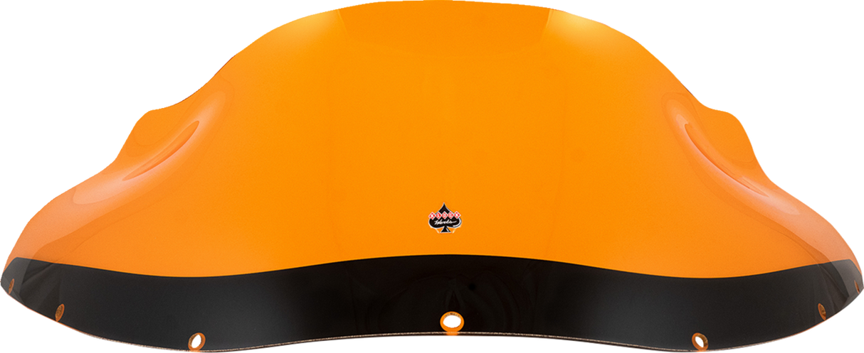 KLOCK WERKS Kolor Flare™ Windshield - 9" - Orange - FXRP KWW-02-0612