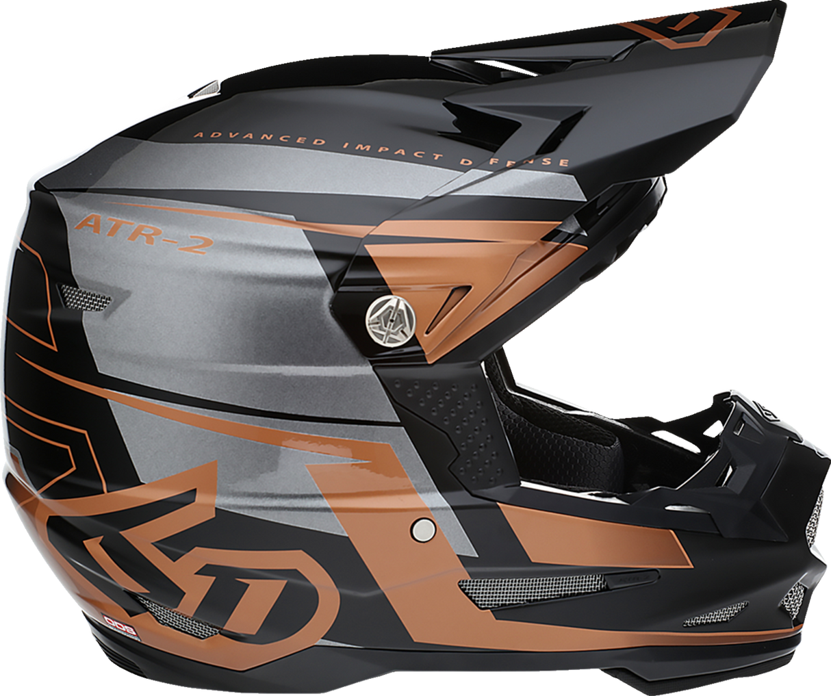 6D ATR-2 Motorcycle Helmet - Mach - Bronze/Gray/Black - XS 12-3304