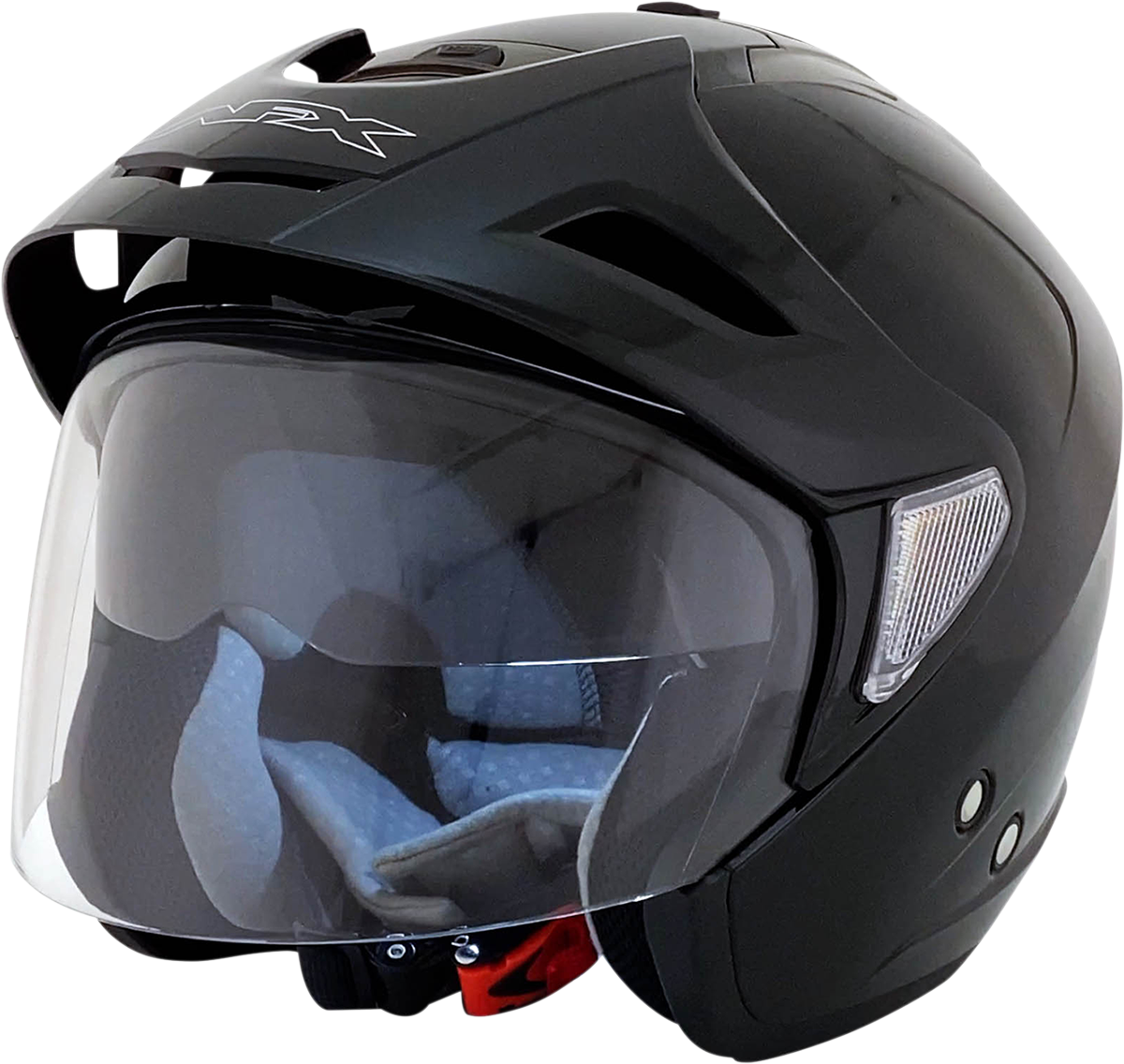 AFX FX-50 Motorcycle Helmet - Gloss Black - Small 0104-1364