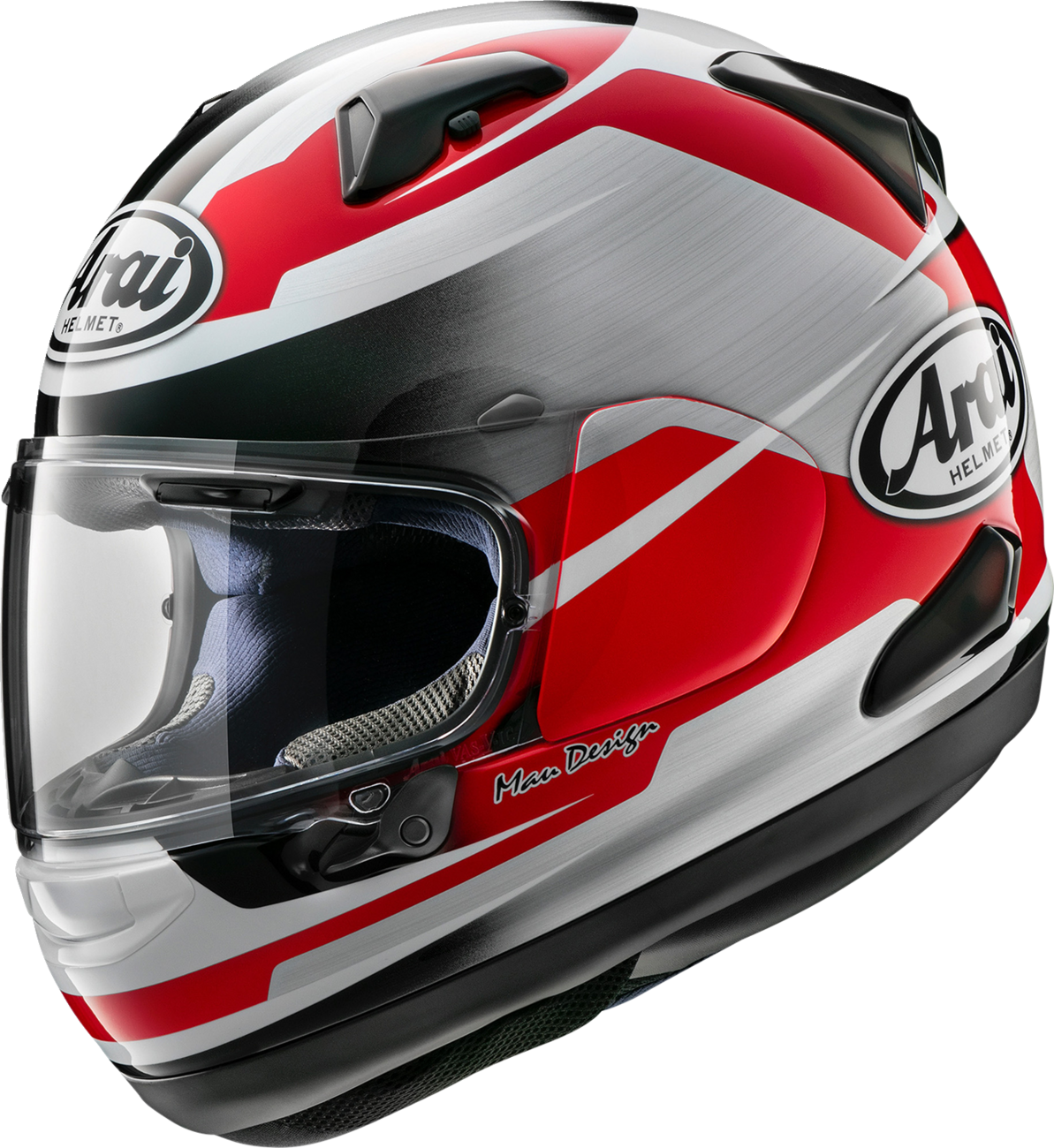 ARAI Quantum-X Motorcycle Helmet - Steel - Red - XS 0101-15736