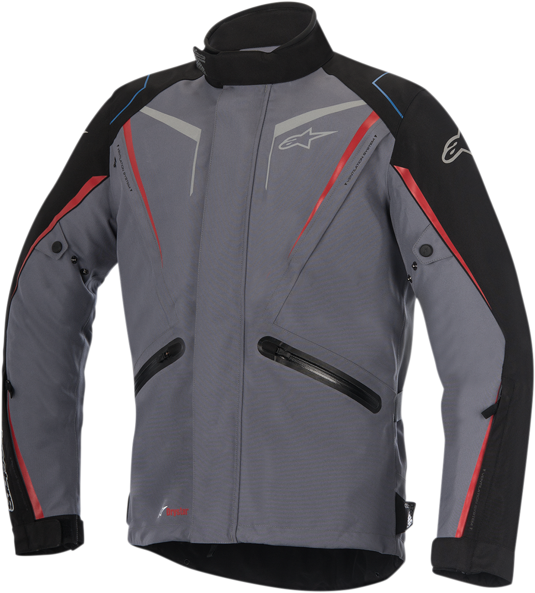 ALPINESTARS Yokohama Drystar® Jacket - Gray/Black/Red - Large 3206017-1018-L