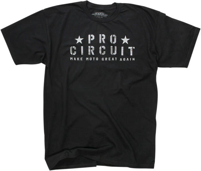 PRO CIRCUIT Flag T-Shirt - Black - Small 6411810-10