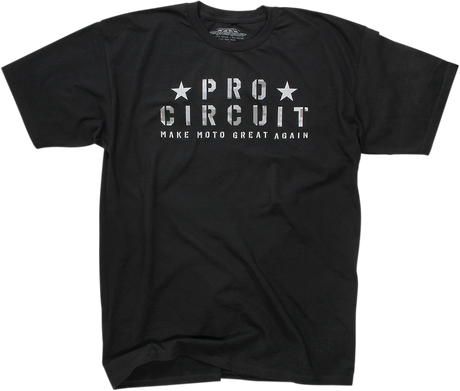 PRO CIRCUIT Flag T-Shirt - Black - XL 6411810-40