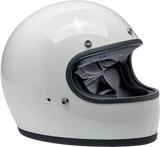 BILTWELL Gringo Motorcycle Helmet - Gloss White - Large 1002-517-104