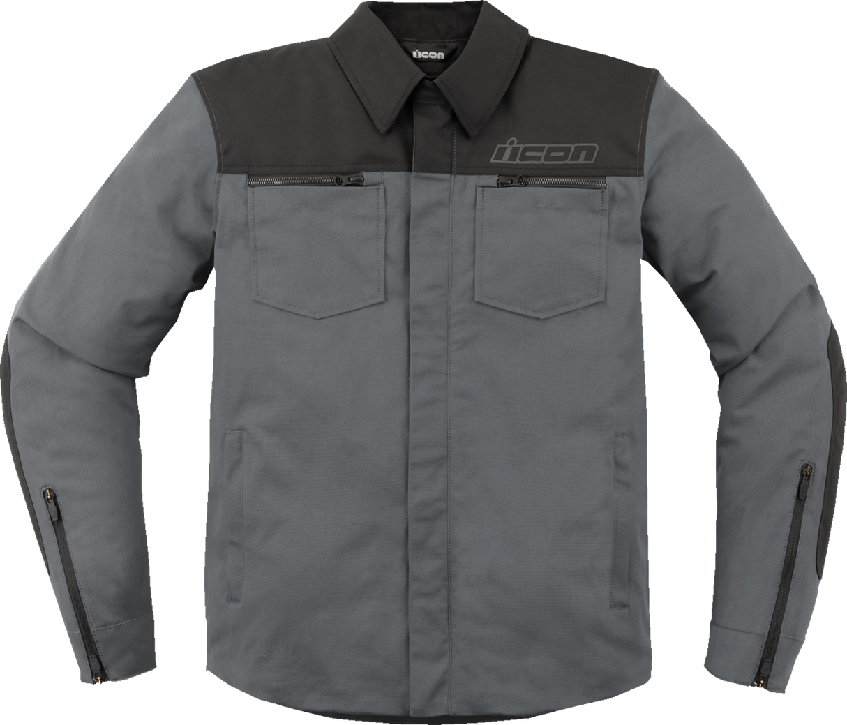 ICON Upstate Canvas CE Jacket - Gray - 3XL 2820-6246