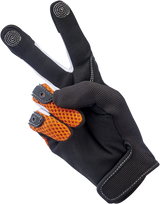 BILTWELL Anza Gloves - Orange - Large 1507-0601-004