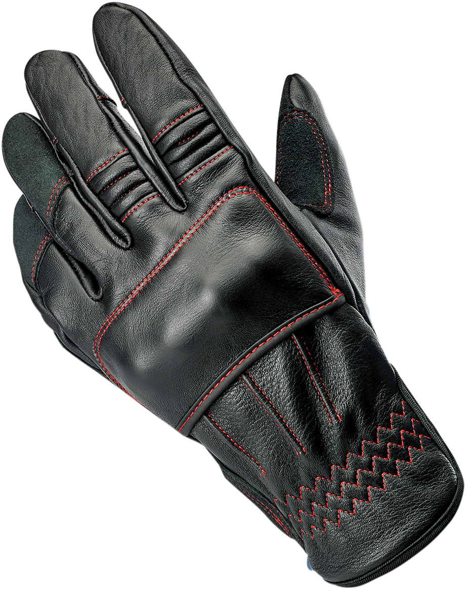 BILTWELL Belden Gloves - Redline - Small 1505-0108-302